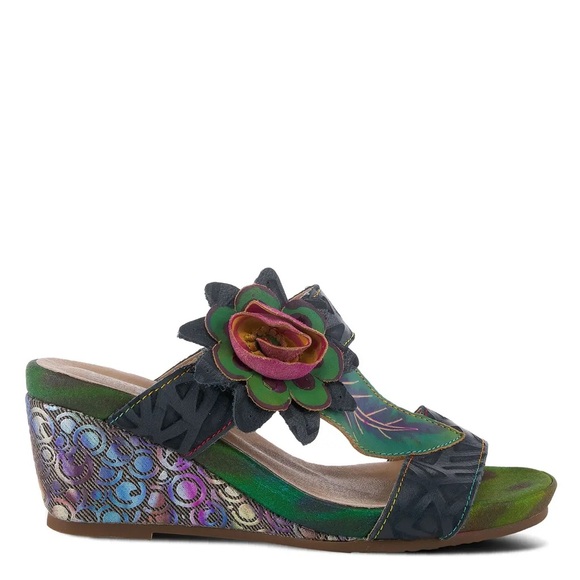 Spring Step L'Artiste Women's Shayla Leather Slide Sandal, Size Euro 41 / US 9.5 - Picture 1 of 15